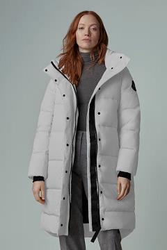 Chamarras Canada Goose Mujer México - Byward Abrigos Black Label Grises YH6234950